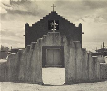 ANSEL ADAMS. Taos Pueblo.